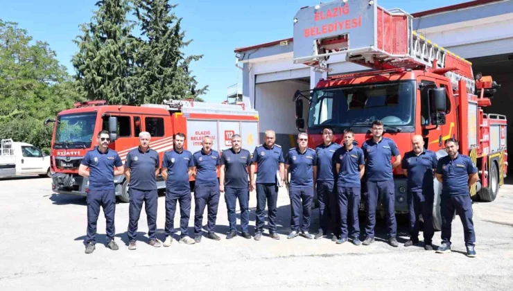 Elazığ’da Artan Yangınlar İtfaiye Ekiplerini Zorluyor