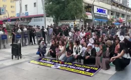 Van Kadın Platformu, artan kadın cinayetlerini protesto etti