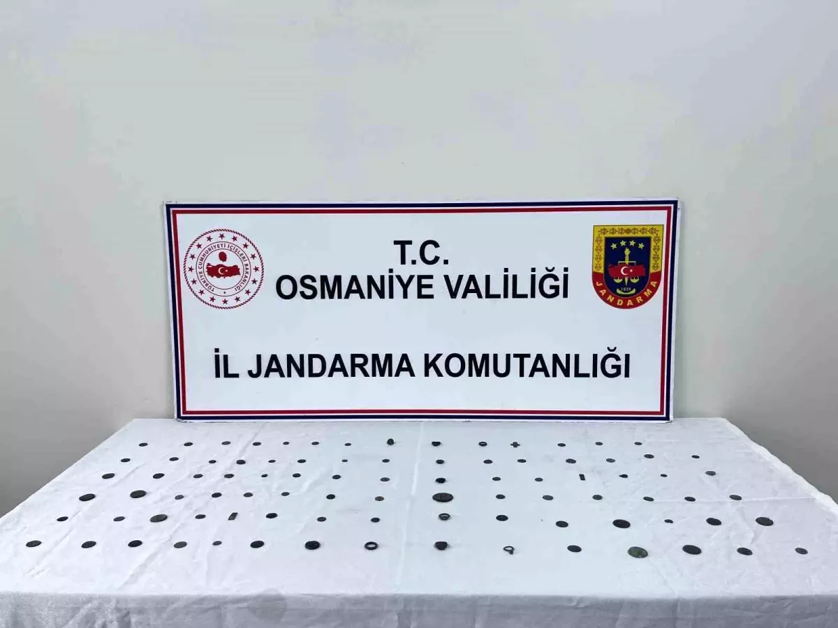 Osmaniye’de Tarihi Eser Operasyonu: 89 Sikke Ele Geçirildi
