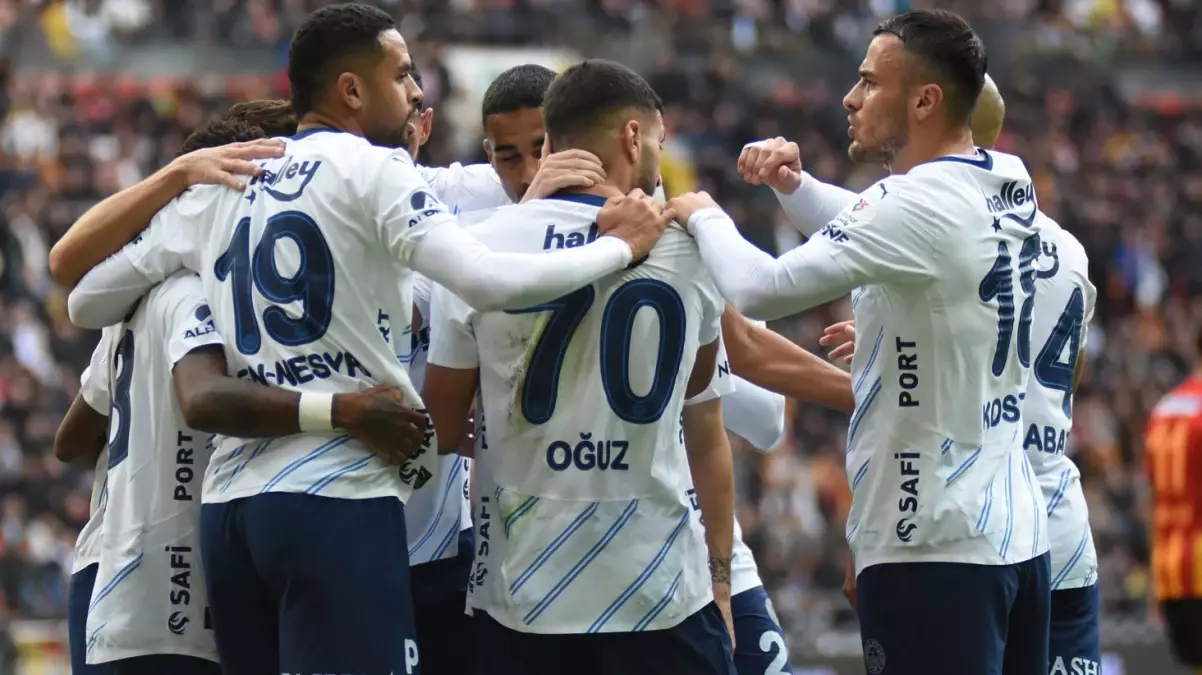 Fenerbahçe, Kayserispor’a gol oldu yağdı
