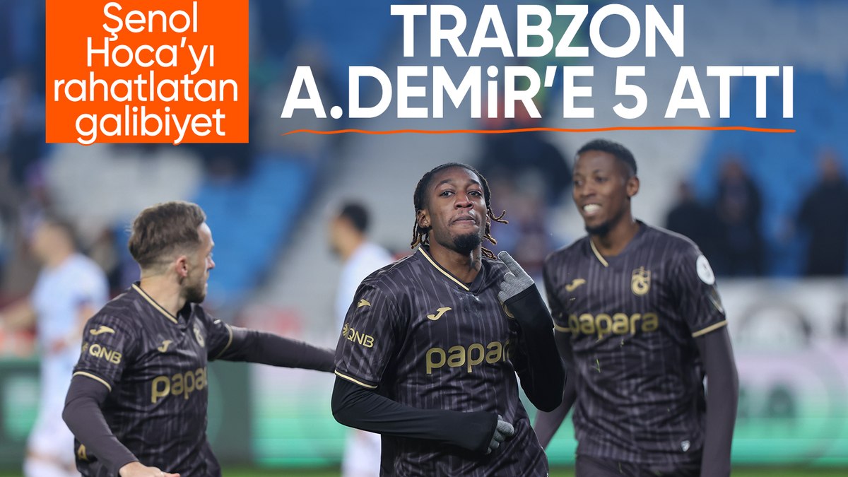 Trabzonspor, Adana Demirspor’u farklı geçti